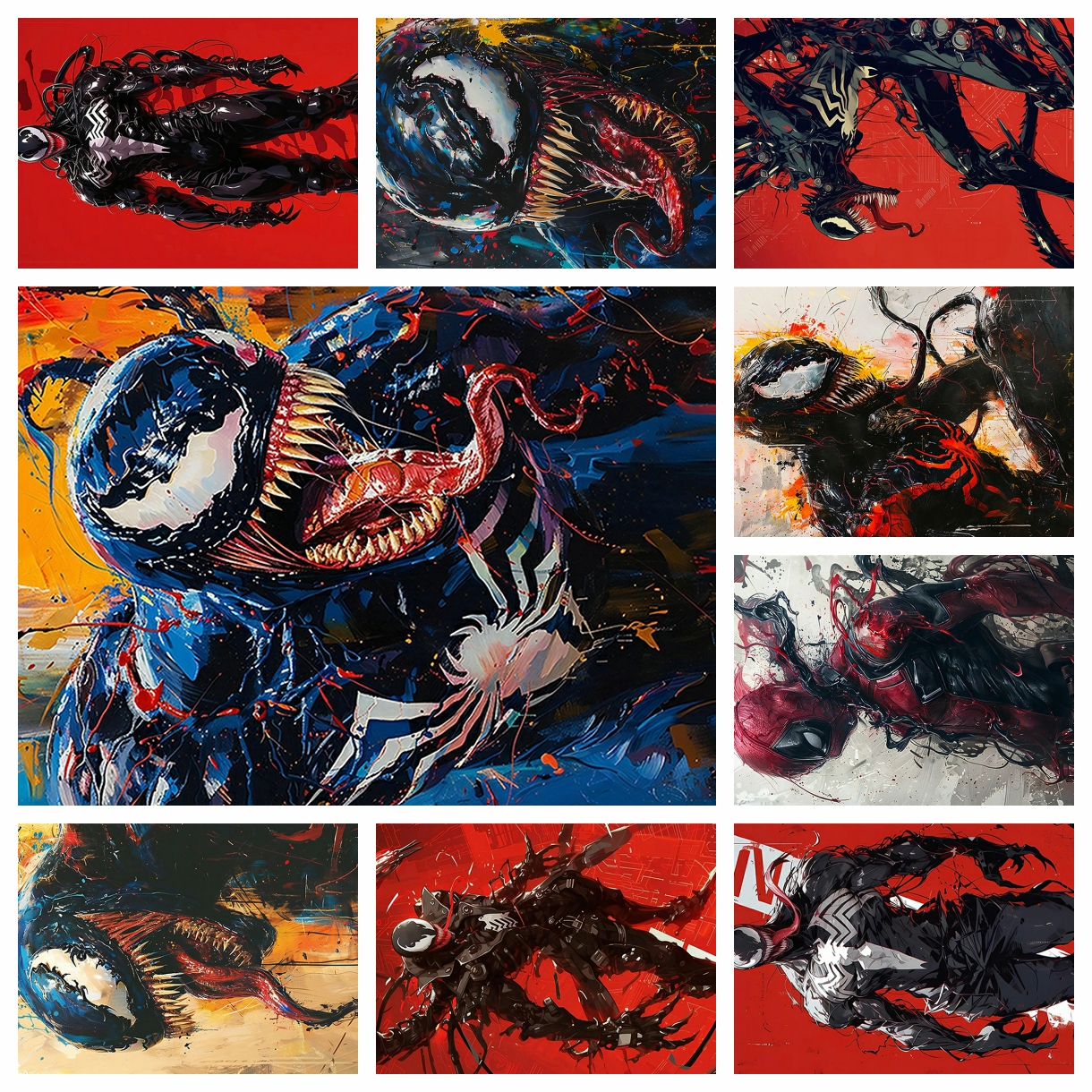Resin Art Kit - Anime Marvel venom spider-man Diamond Painting