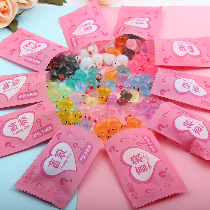Resin Art Furniture - 5pcs Cute Mini Luminous Resin Little