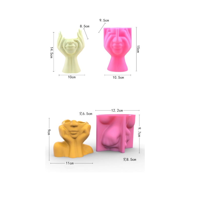 Resin Art Ideas - 2pcs Reusable Female Hand Mold for