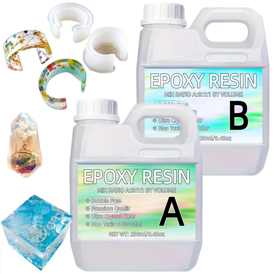 Resin Art Table - 16.9oz Clear Epoxy Resin Kit Casting