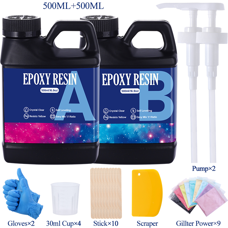 Resin Art Table - Fast Curing 1:1 Crystal Clear Epoxy