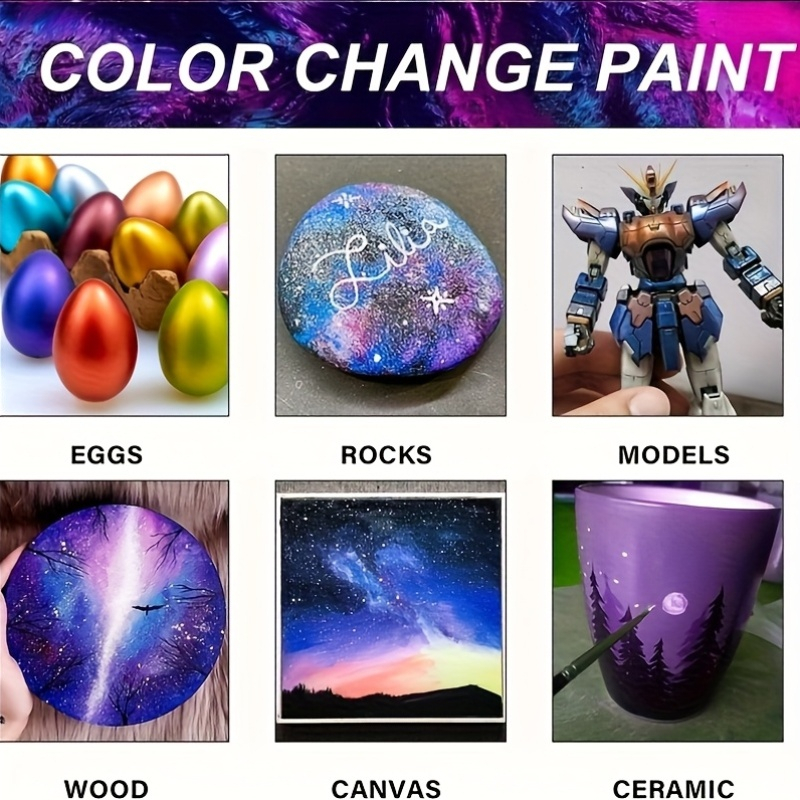 Acrylic Paint Set 6 Colors 50m - Resin Art With Wood 리뷰 및 가격