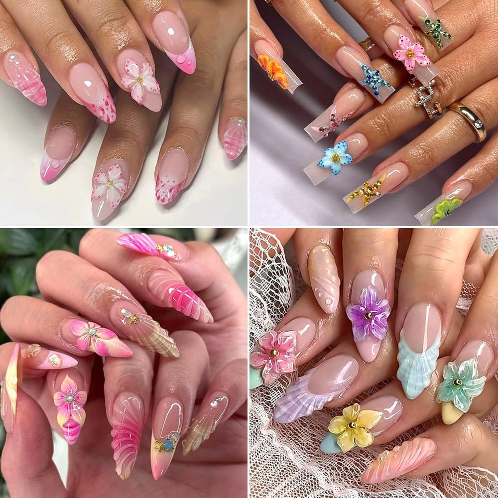 3D Flowers Nail Mold DIY Silic - Resin Art Templates Free 리뷰 및 가격