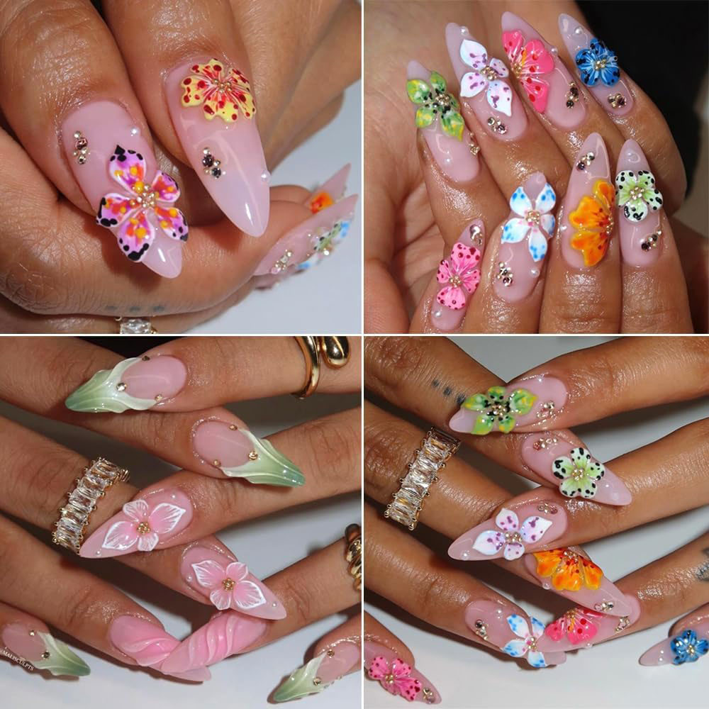 3D Flowers Nail Mold DIY Silic - Resin Art Templates Free 리뷰 및 가격