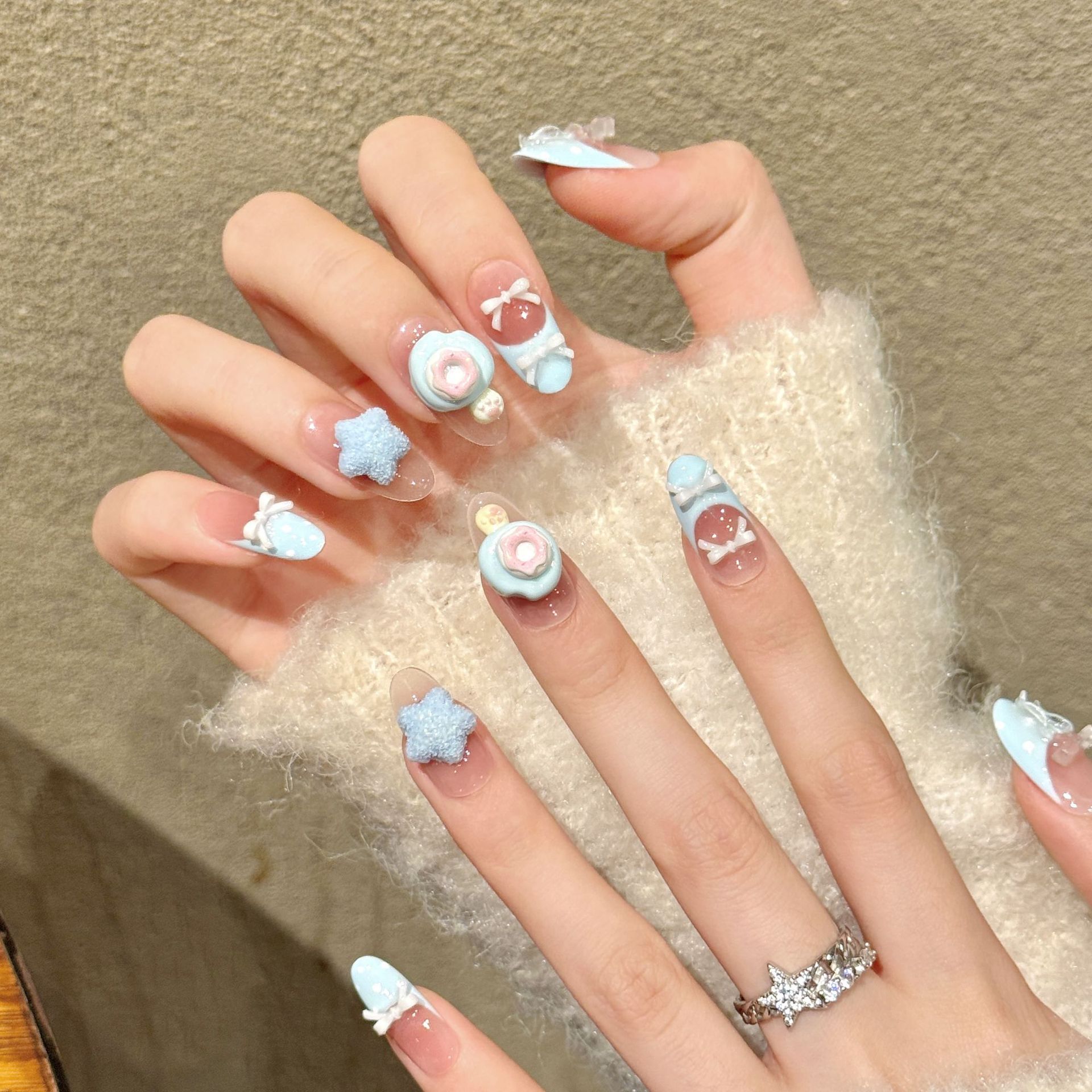 10pcs Pure Hand Pressed Short  - Resin Art Ideas 리뷰 및 가격