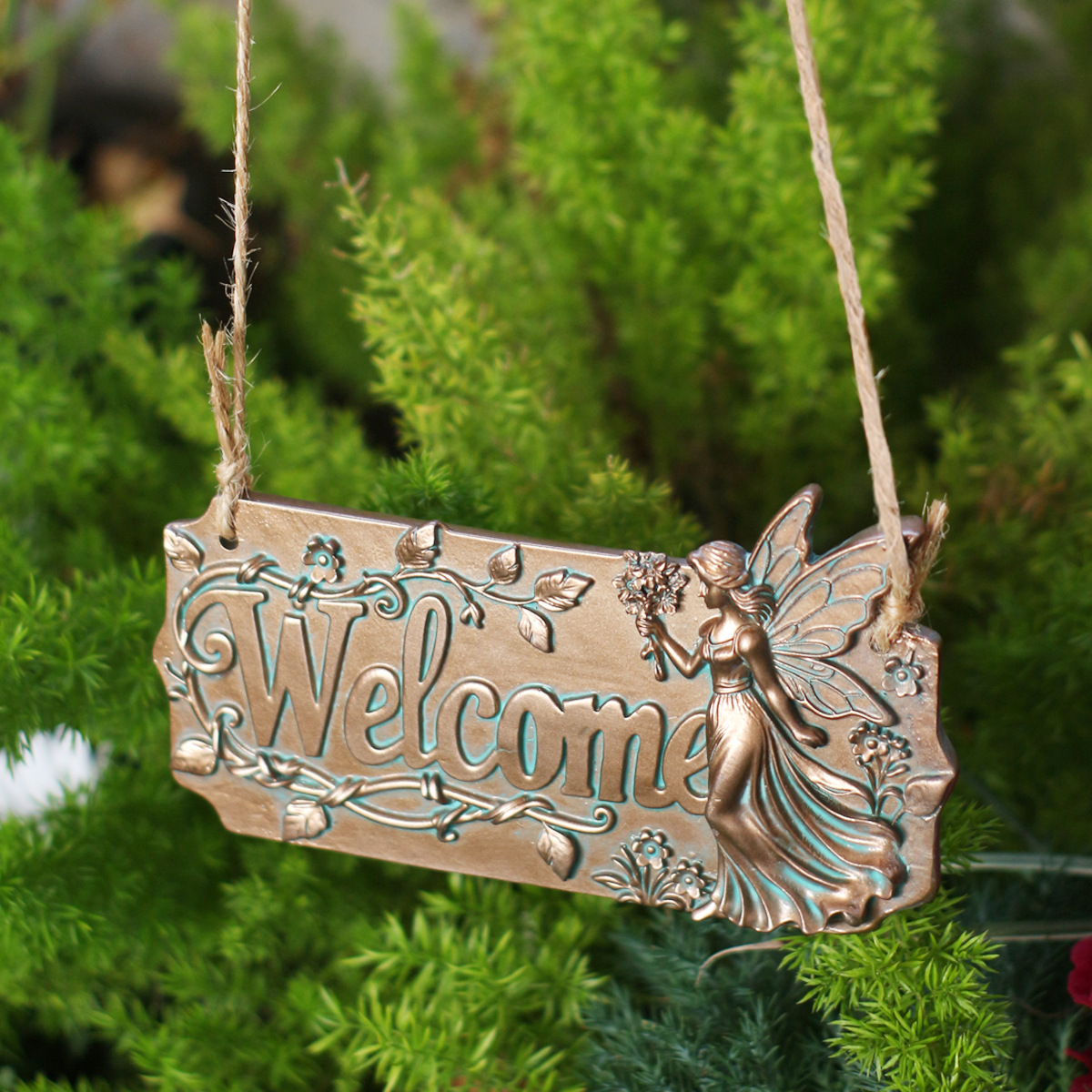 Copper Fairy Welcome Sign Hang - Resin Art Hanging 리뷰 및 가격