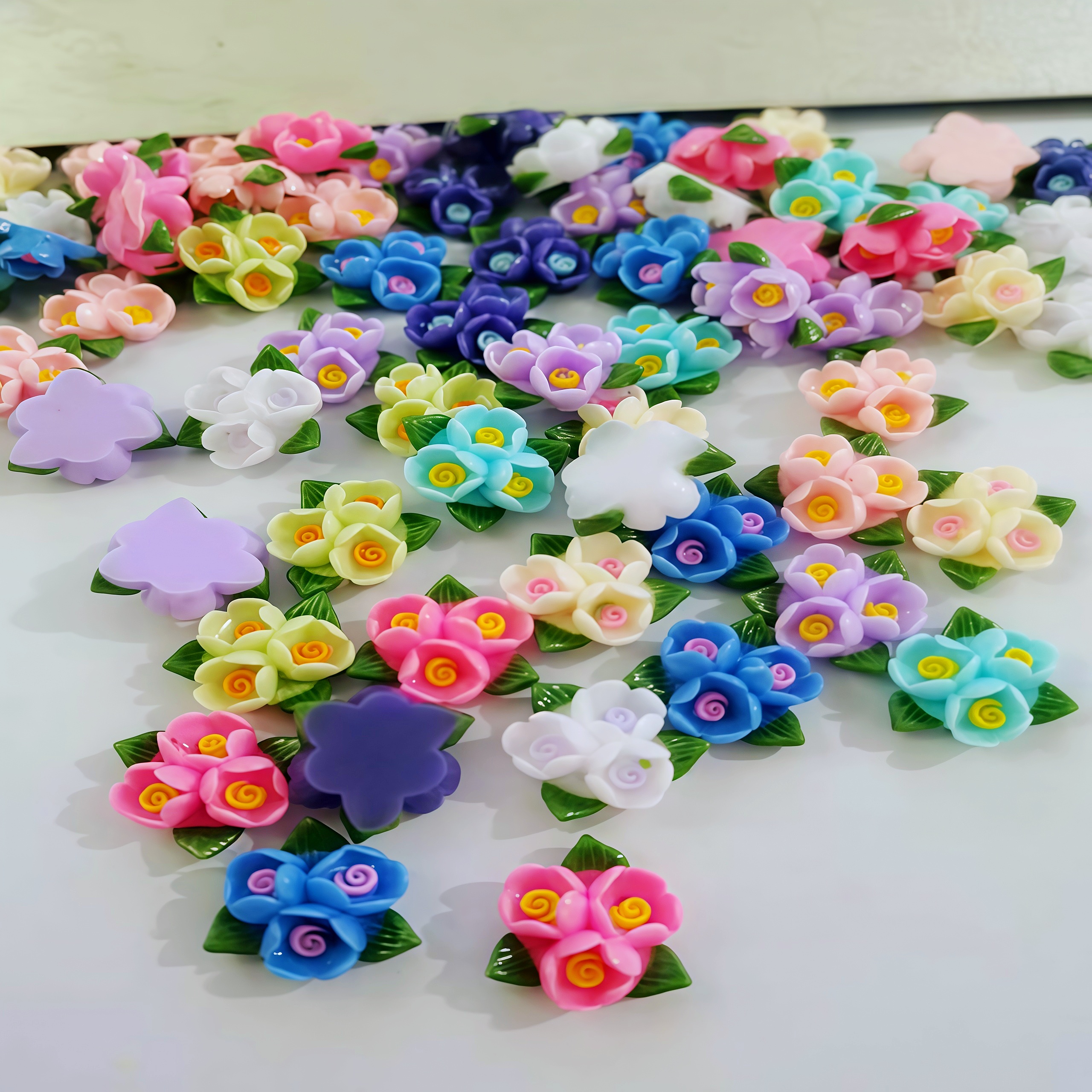 20/50pcs Mixed Resin Mini Colo - Resin Art Rose 리뷰 및 가격
