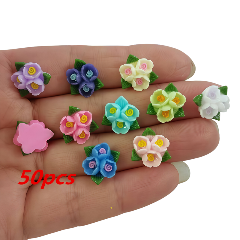 20/50pcs Mixed Resin Mini Colo - Resin Art Rose 리뷰 및 가격