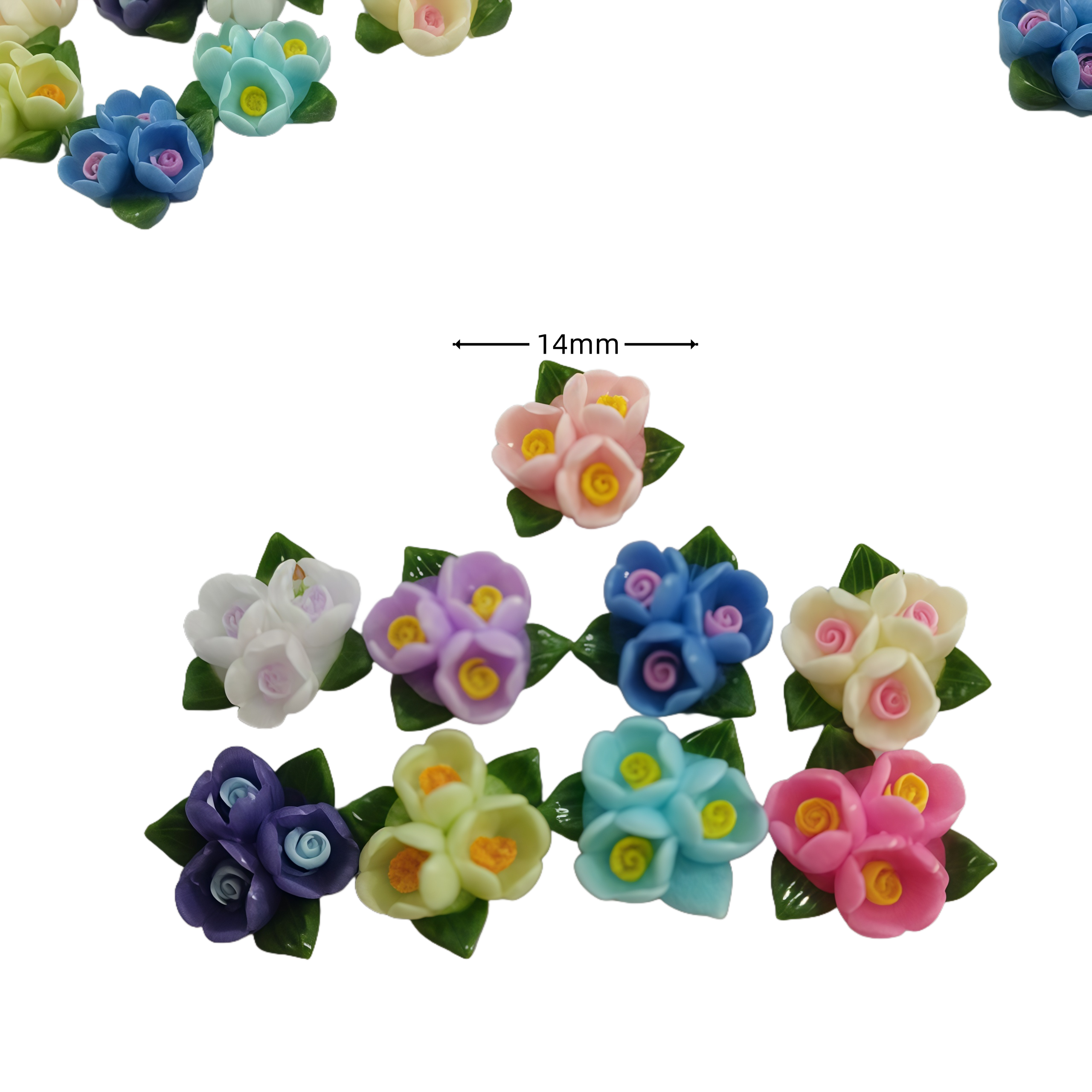 20/50pcs Mixed Resin Mini Colo - Resin Art Rose 리뷰 및 가격