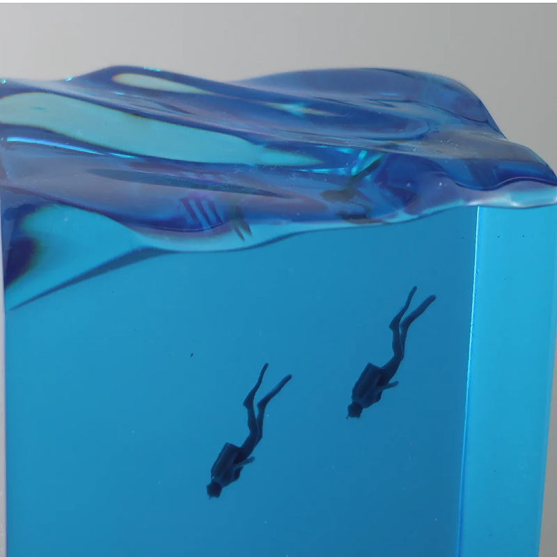 NEW Marine Art Home Decoration - Resin Art With Wood 리뷰 및 가격
