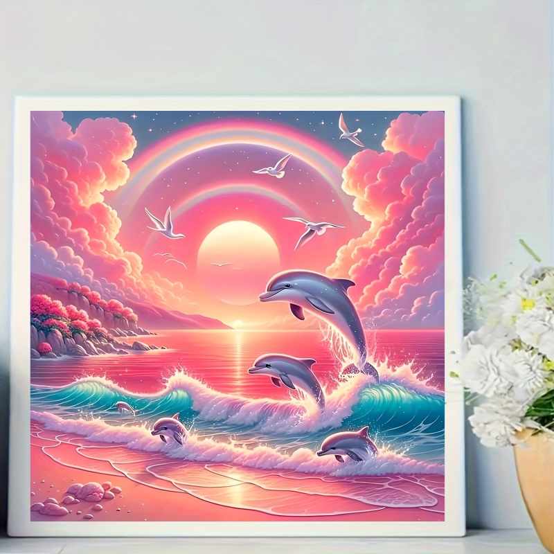Diamond painting kit, pink sky - Resin Art Kit 리뷰 및 가격