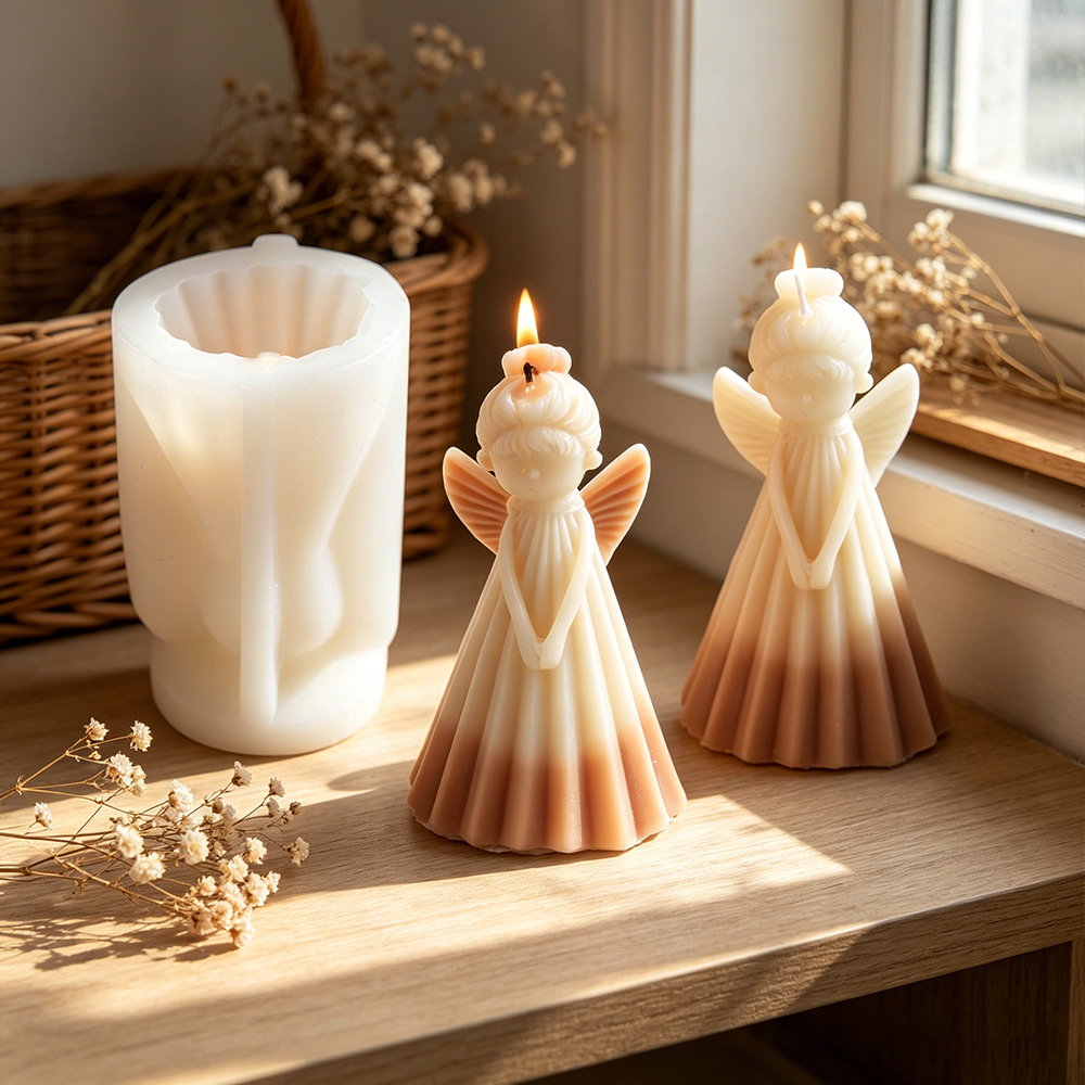 3D Angel Girl Silicone Candle  - Resin Art Furniture 리뷰 및 가격