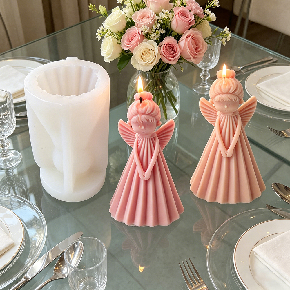 3D Angel Girl Silicone Candle  - Resin Art Furniture 리뷰 및 가격