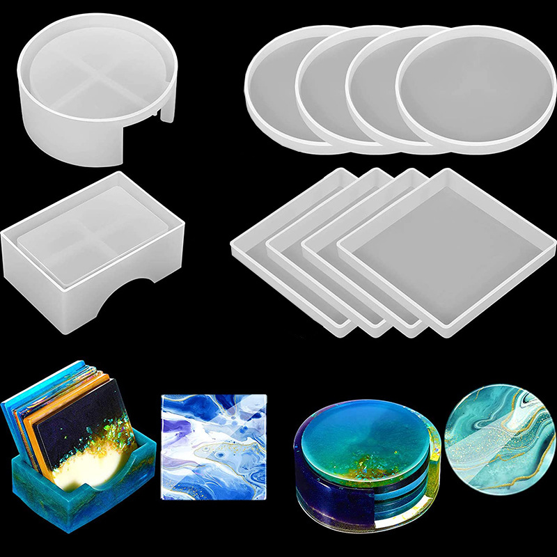 5Pcs/Set DlY Epoxy Resin Cup C - Resin Art Mold 리뷰 및 가격