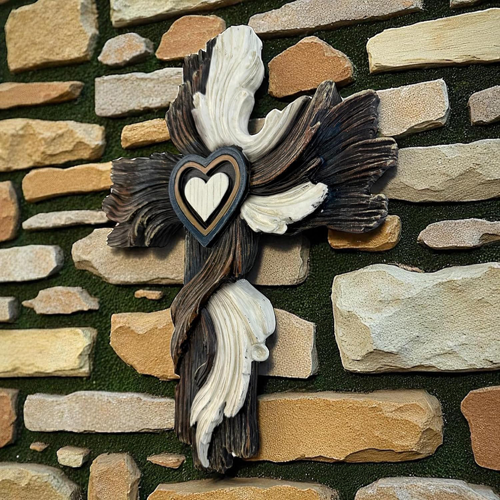 2D Wall Cross Decorations for  - Resin Art With Wood 리뷰 및 가격
