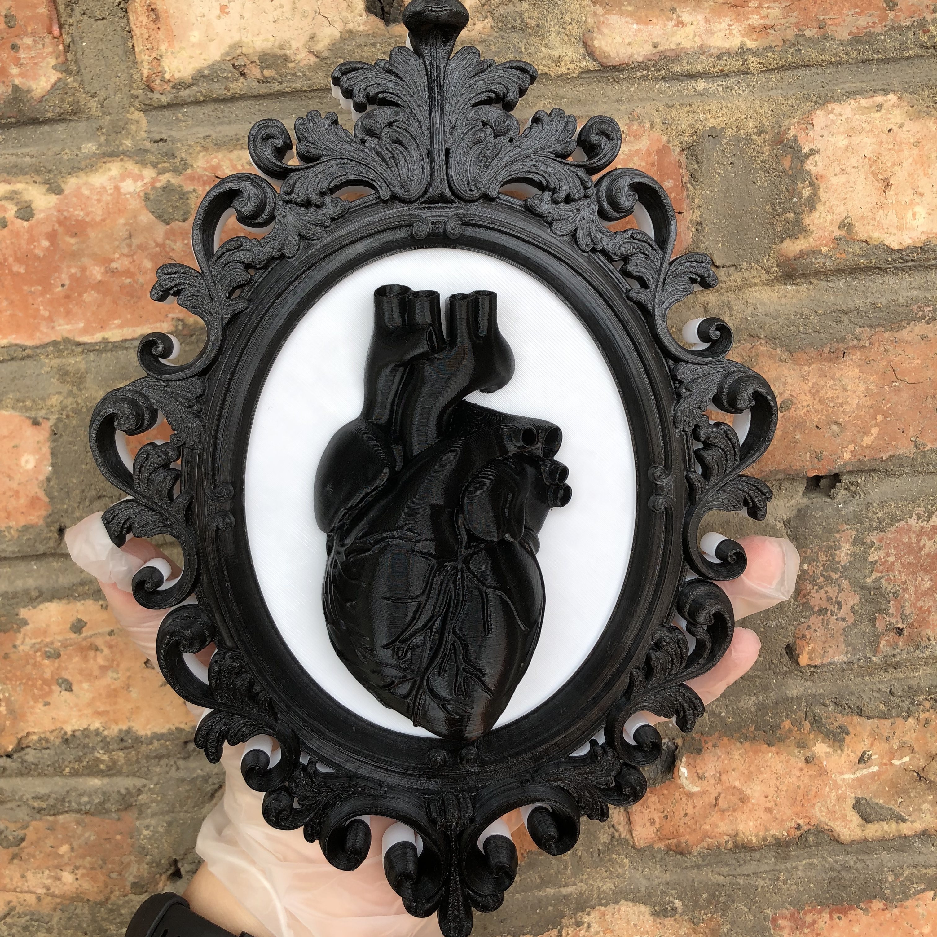 Heart Photo Frame Wall Art Dec - Resin Art For Anniversary Gift 리뷰 및 가격