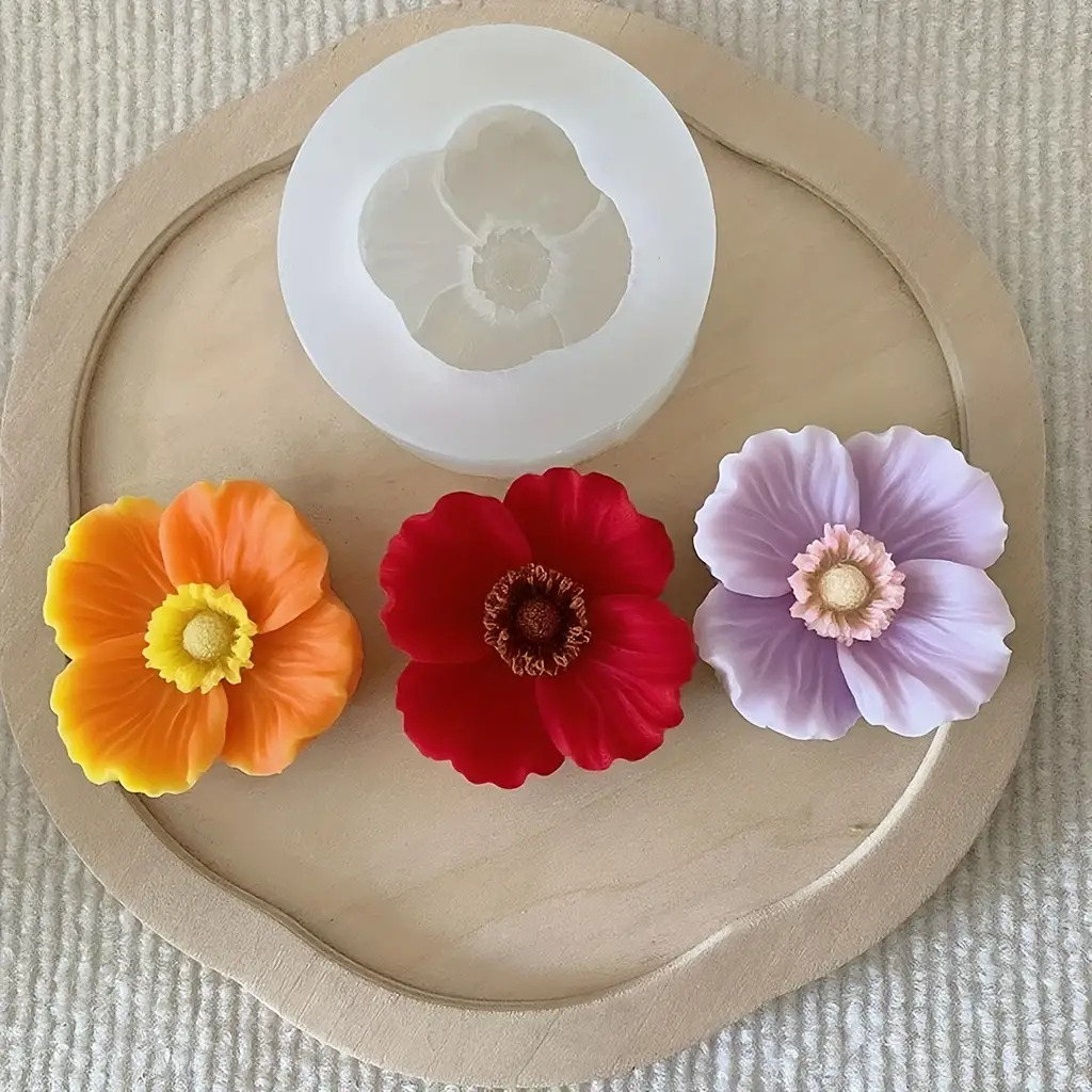 Flower Silicone Candle Mold, C - Resin Art Furniture 리뷰 및 가격