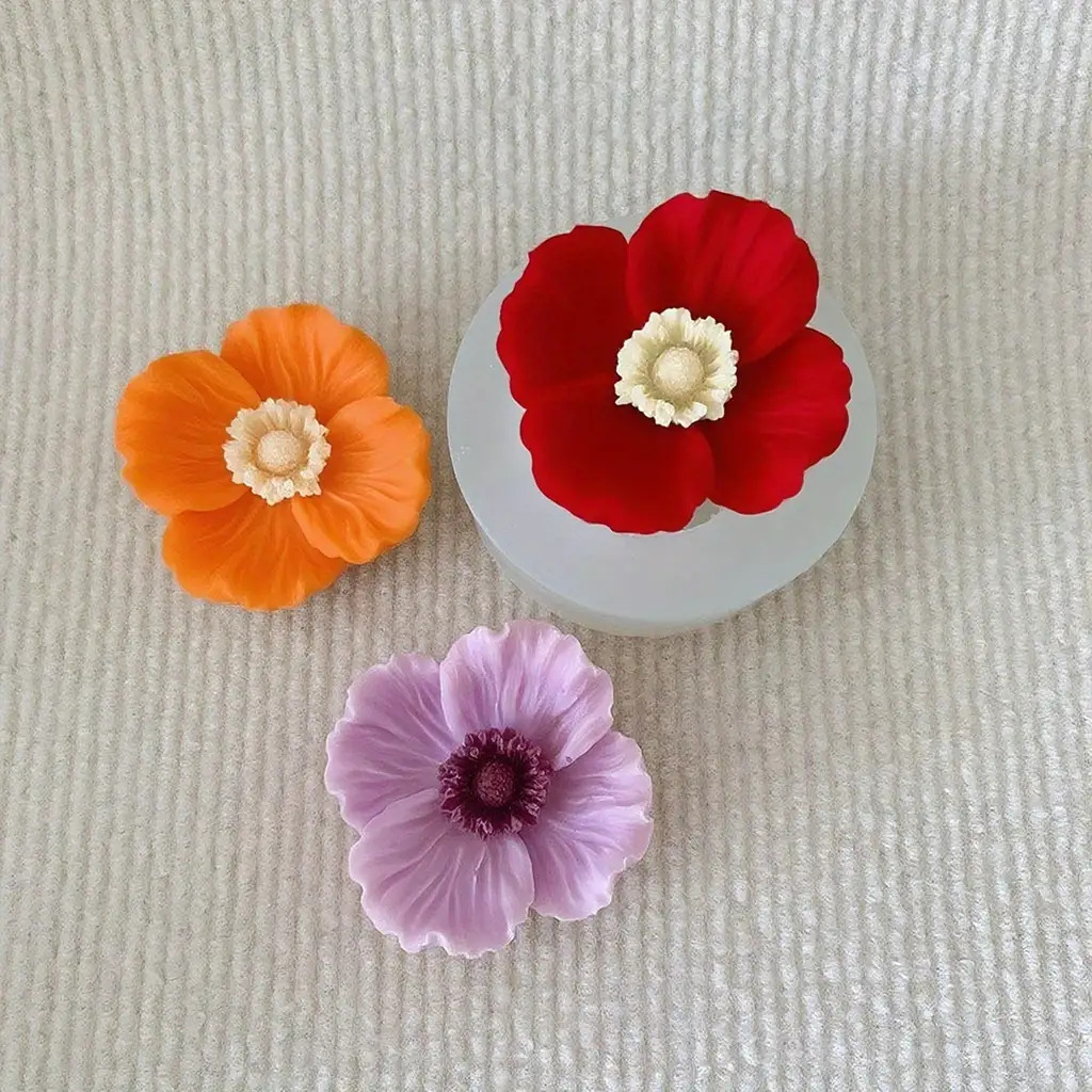 Flower Silicone Candle Mold, C - Resin Art Furniture 리뷰 및 가격