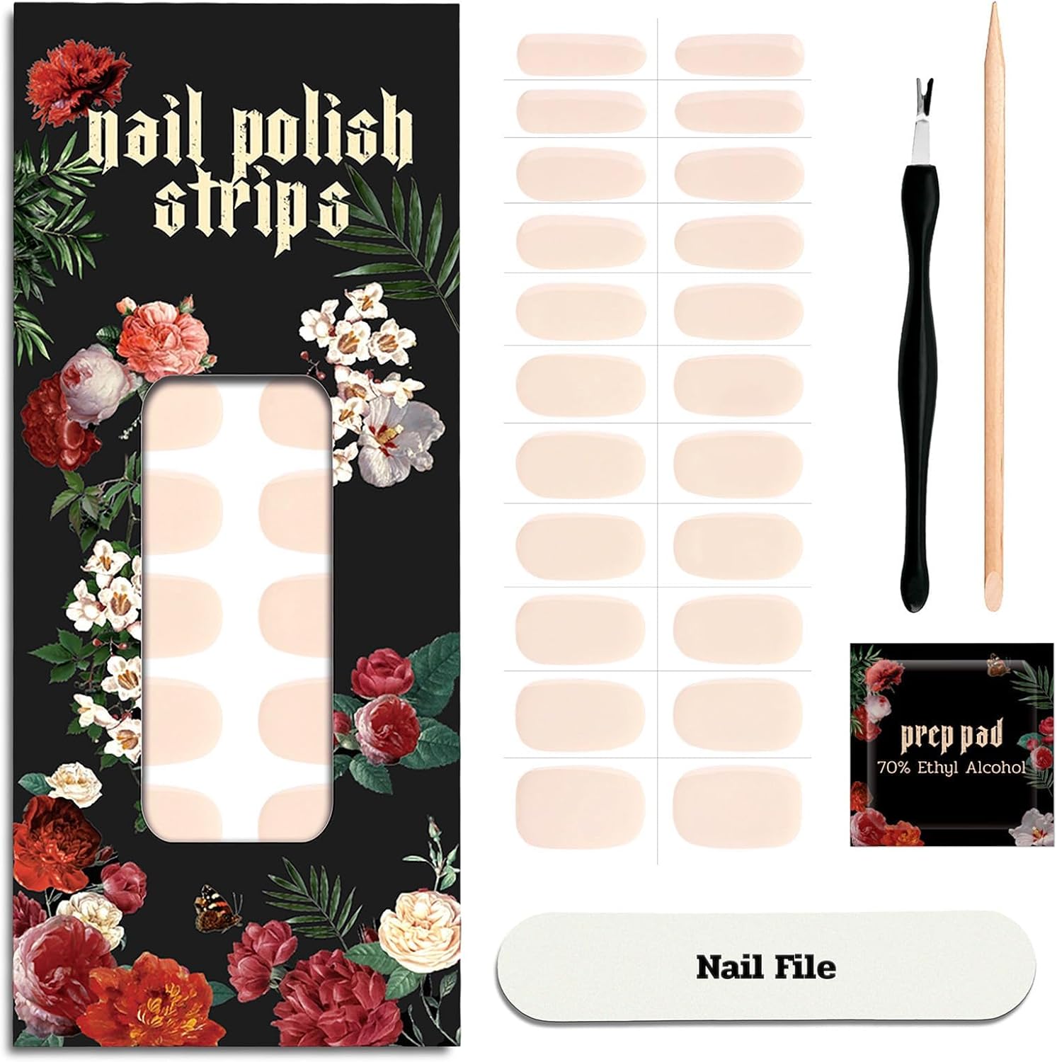 22 Pcs Gel Nail Strips - No UV - Uv Lamp Nail Resin 리뷰 및 가격