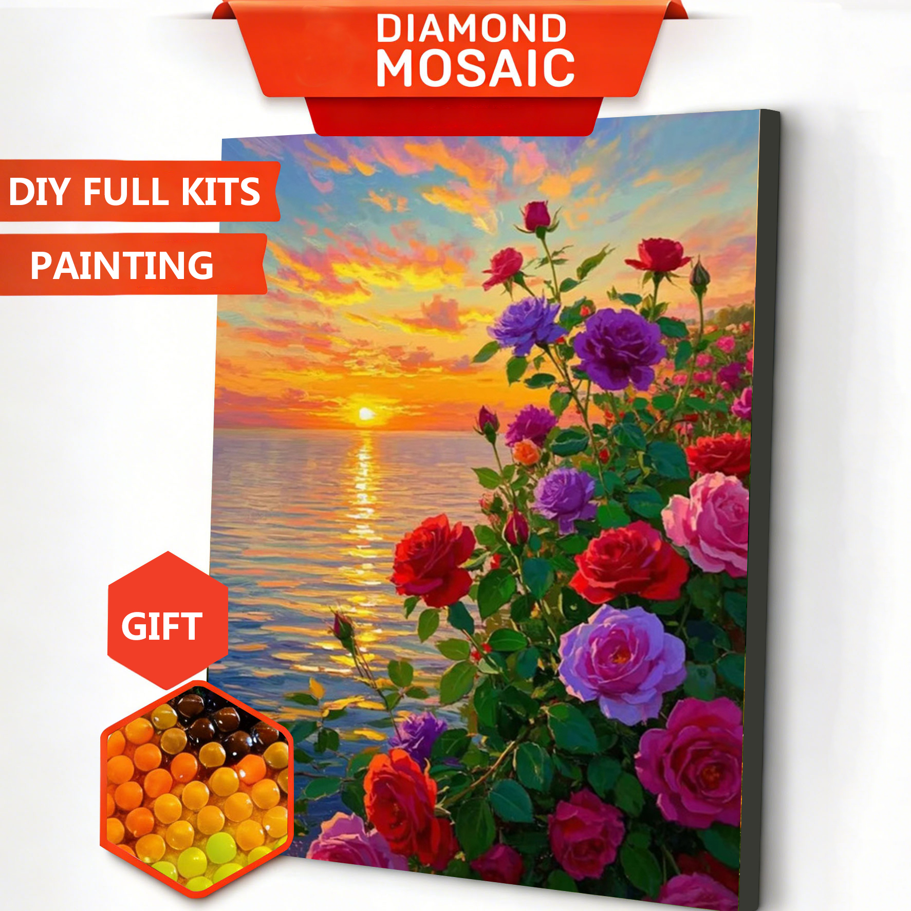 AZQSD Diamond Art Paintings Ro - Resin Art Rose 리뷰 및 가격