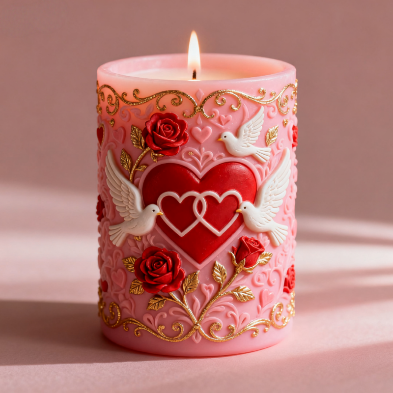 Double Heart Connected White D - Resin Art Rose 리뷰 및 가격