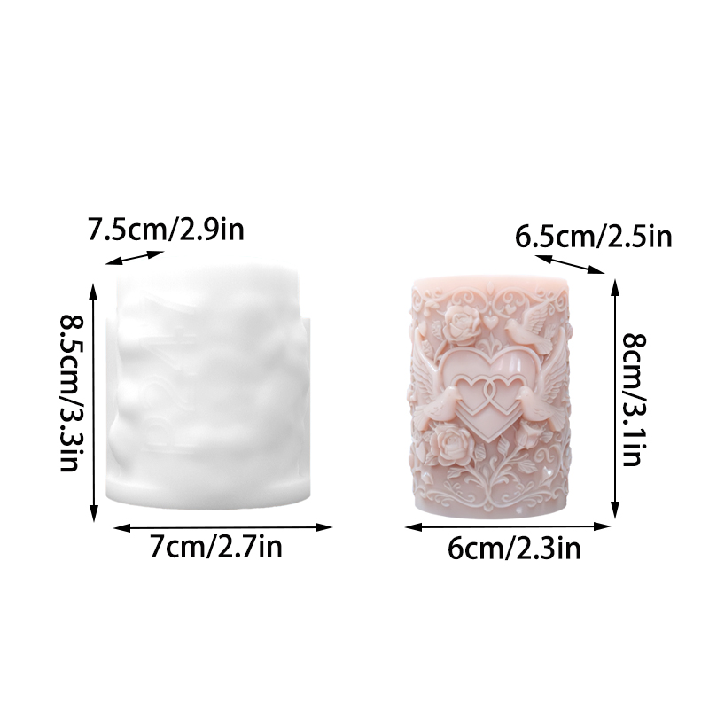 Double Heart Connected White D - Resin Art Rose 리뷰 및 가격
