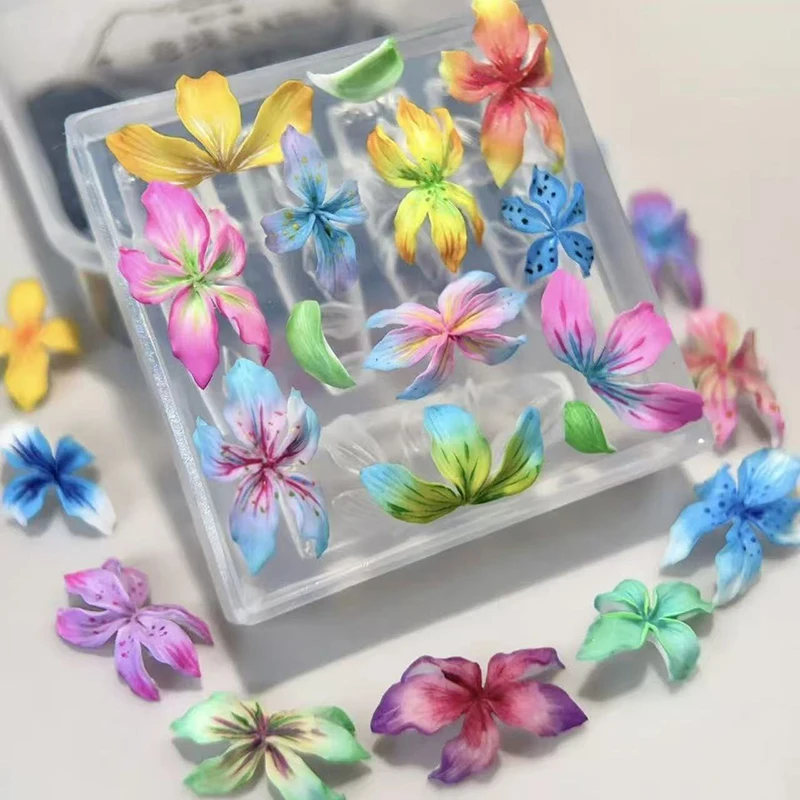 3D Flowers Nail Mold DIY Silic - Resin Art Templates Free 리뷰 및 가격