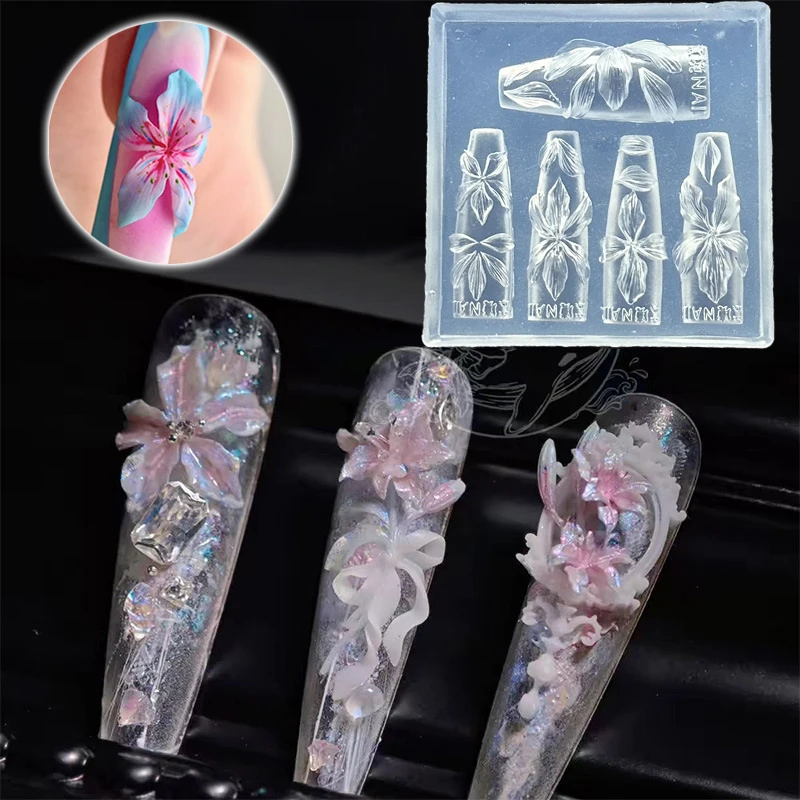3D Flowers Nail Mold DIY Silic - Resin Art Templates Free 리뷰 및 가격