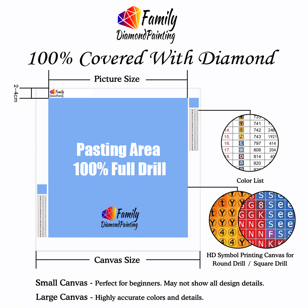 Diamond Painting Family Colorf - Resin Art Kit 리뷰 및 가격