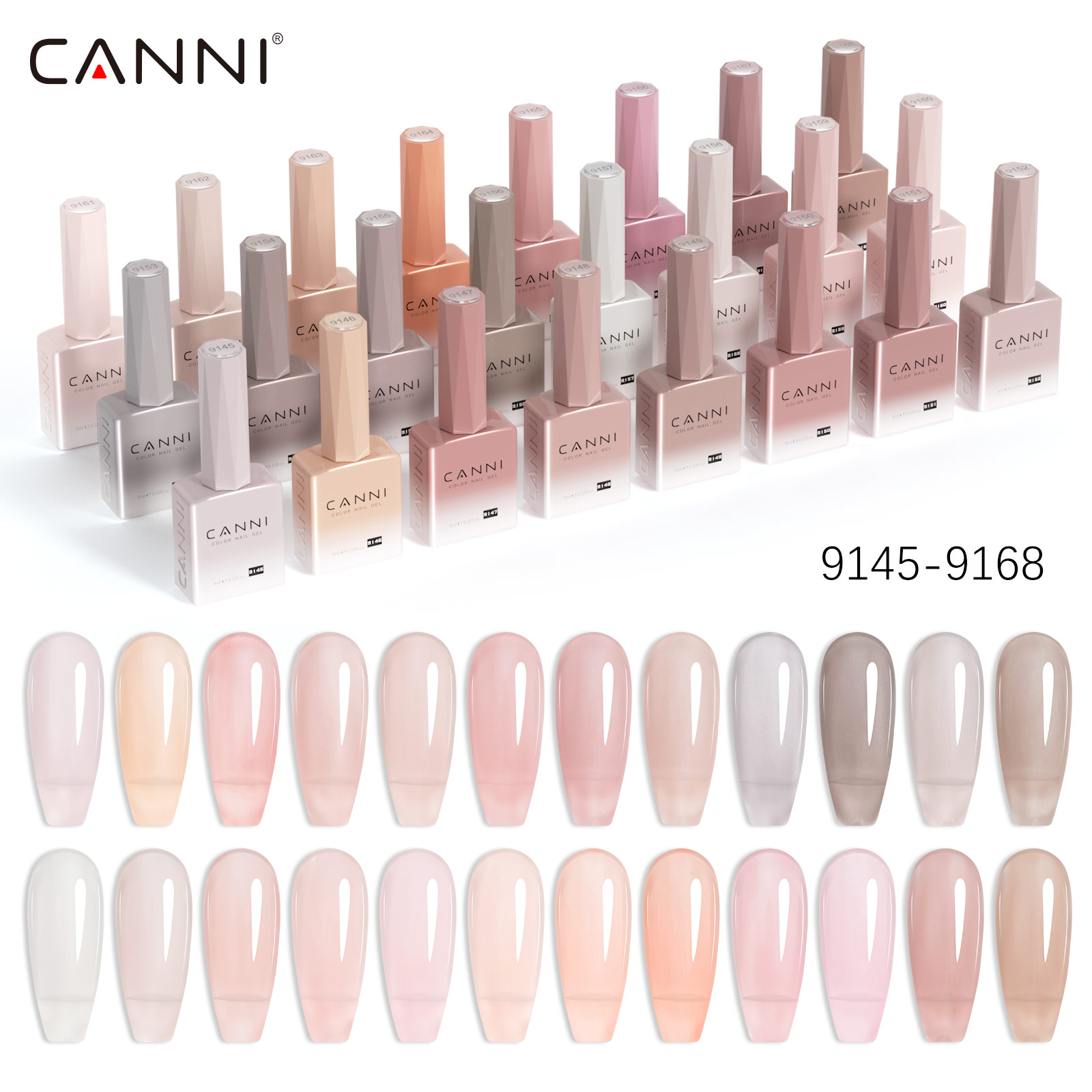 CC7 CANNI Nail Gel Polish 9ml  - Uv Lamp Nail Resin 리뷰 및 가격