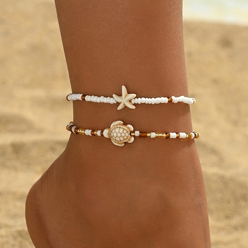 Set of Two Brown Starfish And  - Resin Art Beach Theme 리뷰 및 가격
