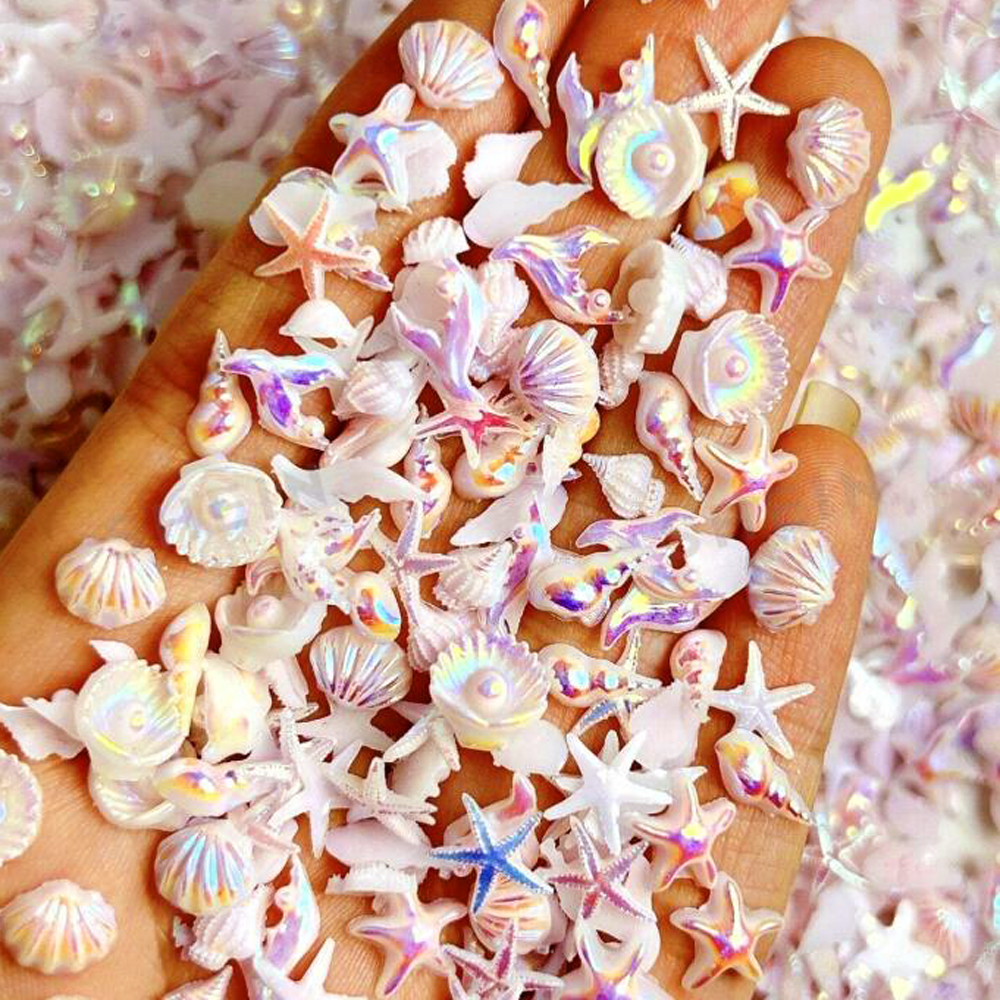30pcs Mixed Summer Beach Nail  - Resin Art Beach Theme 리뷰 및 가격