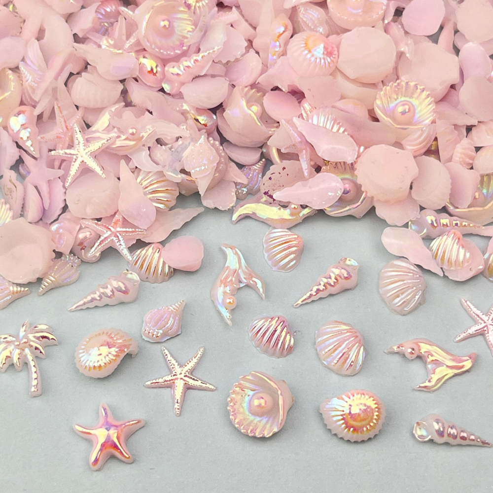 30pcs Mixed Summer Beach Nail  - Resin Art Beach Theme 리뷰 및 가격