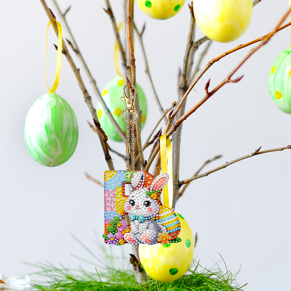 Easter Diamond Art Keychain Or - Resin Art Letter Keychain 리뷰 및 가격