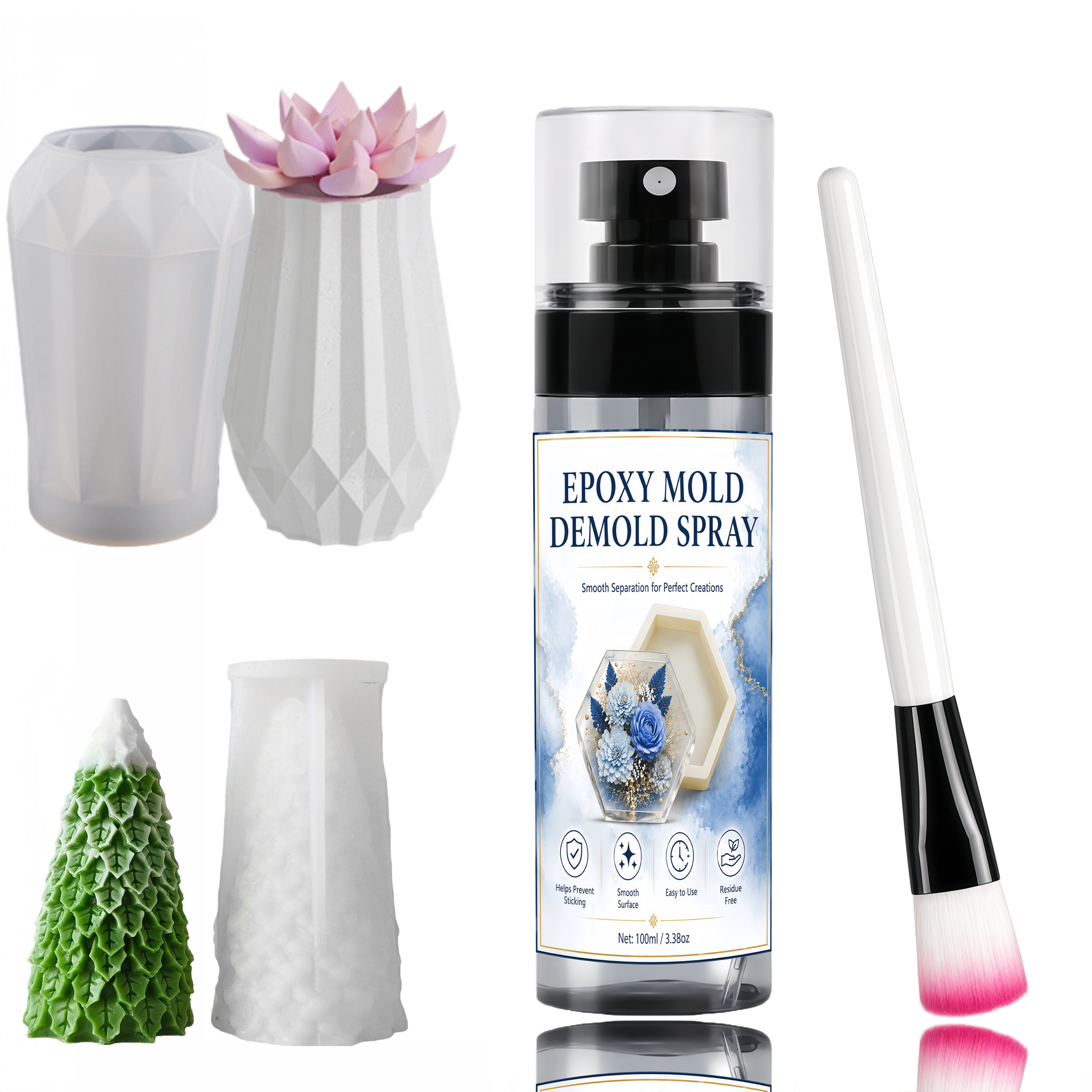 7oz/3.5oz Silicone Mold Releas - Release Spray Silicone 리뷰 및 가격