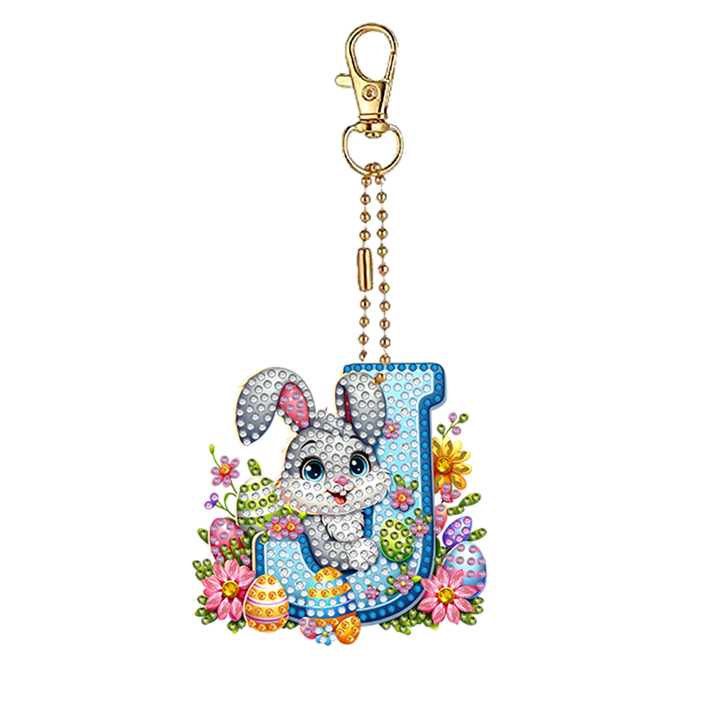 Easter Diamond Art Keychain Or - Resin Art Letter Keychain 리뷰 및 가격