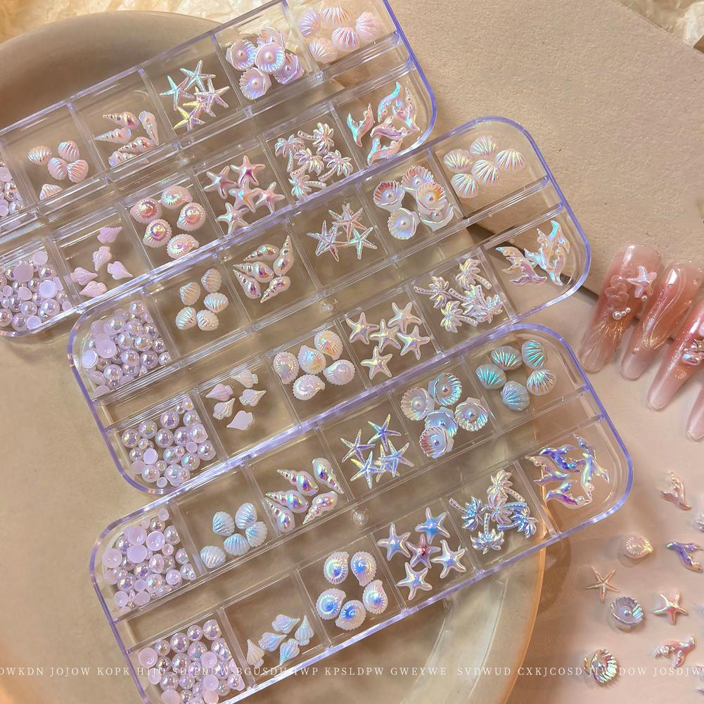 12 Grids/Box 3D Starfish And S - Resin Art Beach Theme 리뷰 및 가격