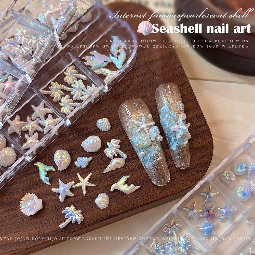 12 Grids/Box 3D Starfish And S - Resin Art Beach Theme 리뷰 및 가격
