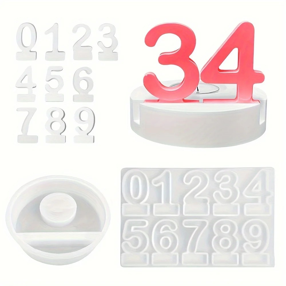 2pc Birthday Cake Silicones Mo - Resin Art Mold 리뷰 및 가격