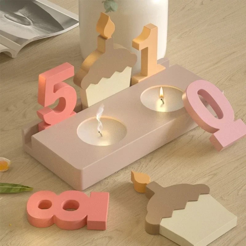 2pc Birthday Cake Silicones Mo - Resin Art Mold 리뷰 및 가격