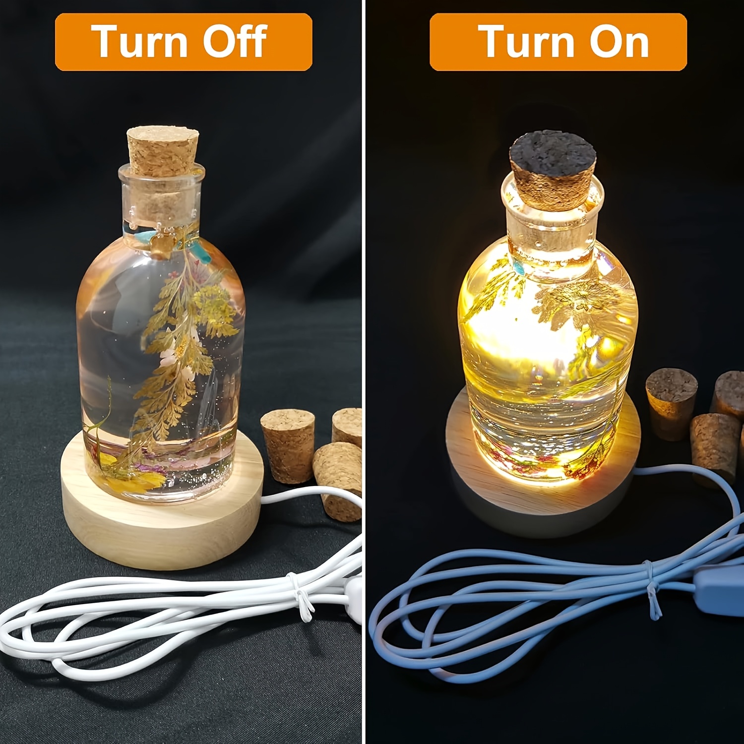 Drift Bottle Light Resin Mold  - Resin Art Table 리뷰 및 가격