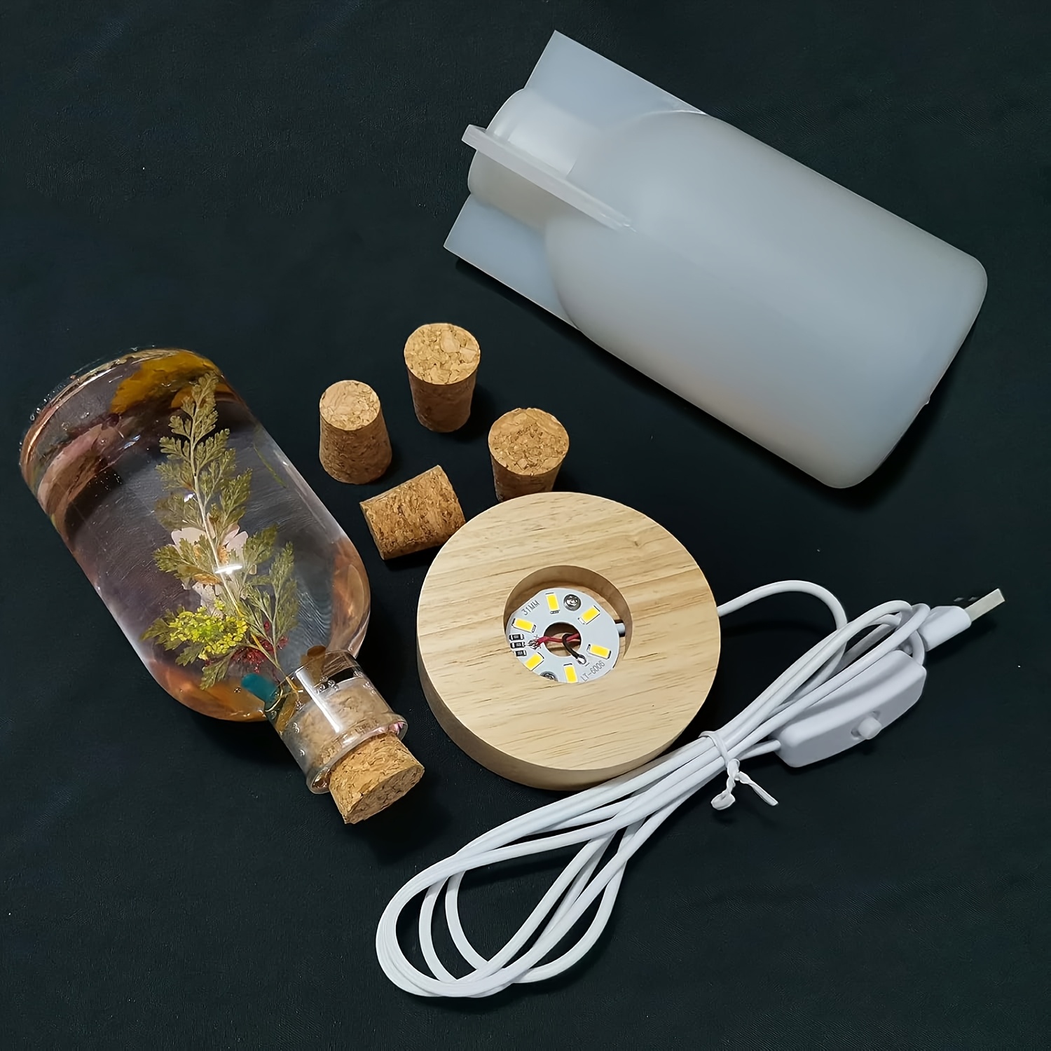 Drift Bottle Light Resin Mold  - Resin Art Table 리뷰 및 가격