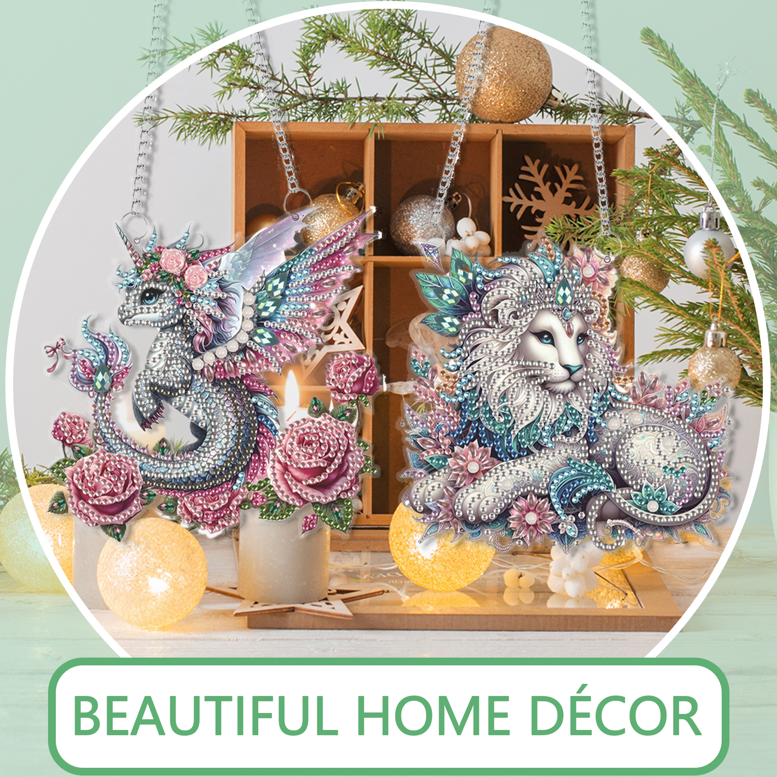 2Pcs PET Special Shaped Cute A - Resin Art Hanging 리뷰 및 가격