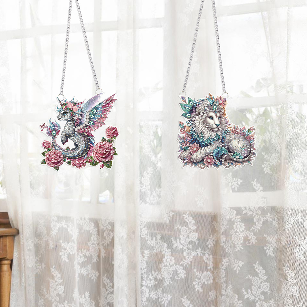 2Pcs PET Special Shaped Cute A - Resin Art Hanging 리뷰 및 가격