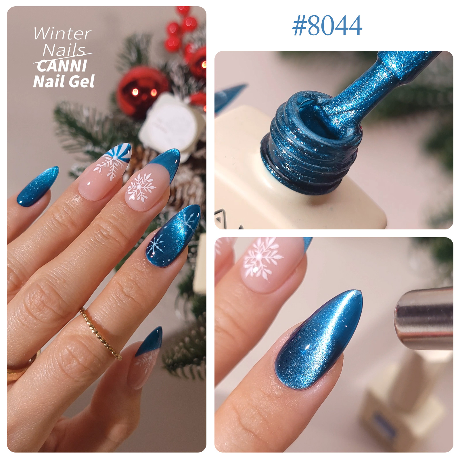 8pcs/kit 9ML CANNI Cat Eye Gel - Uv Lamp Nail Resin 리뷰 및 가격