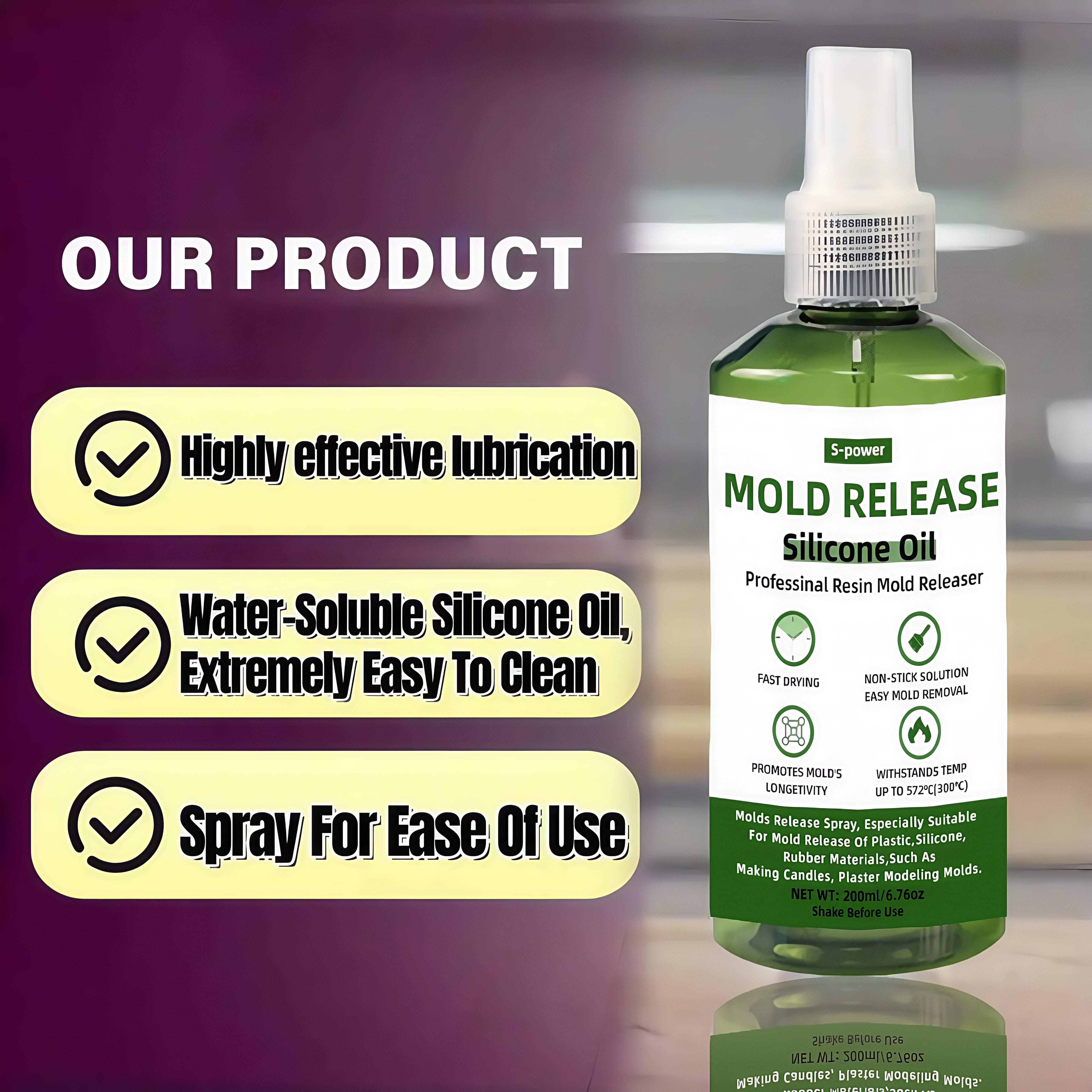 3.3oz Molds Silicone Oil Relea - Release Spray Silicone 리뷰 및 가격