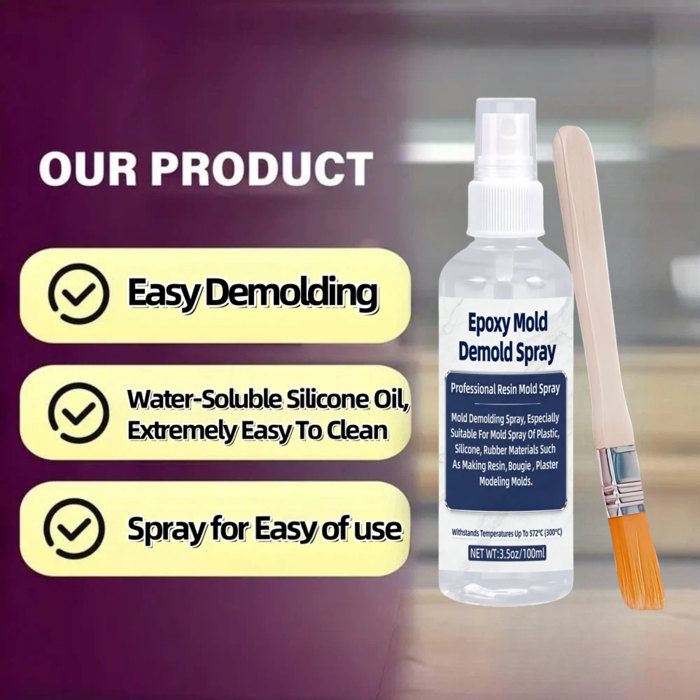 Epoxy Mold Release Spray, Smoo - Release Spray Silicone 리뷰 및 가격