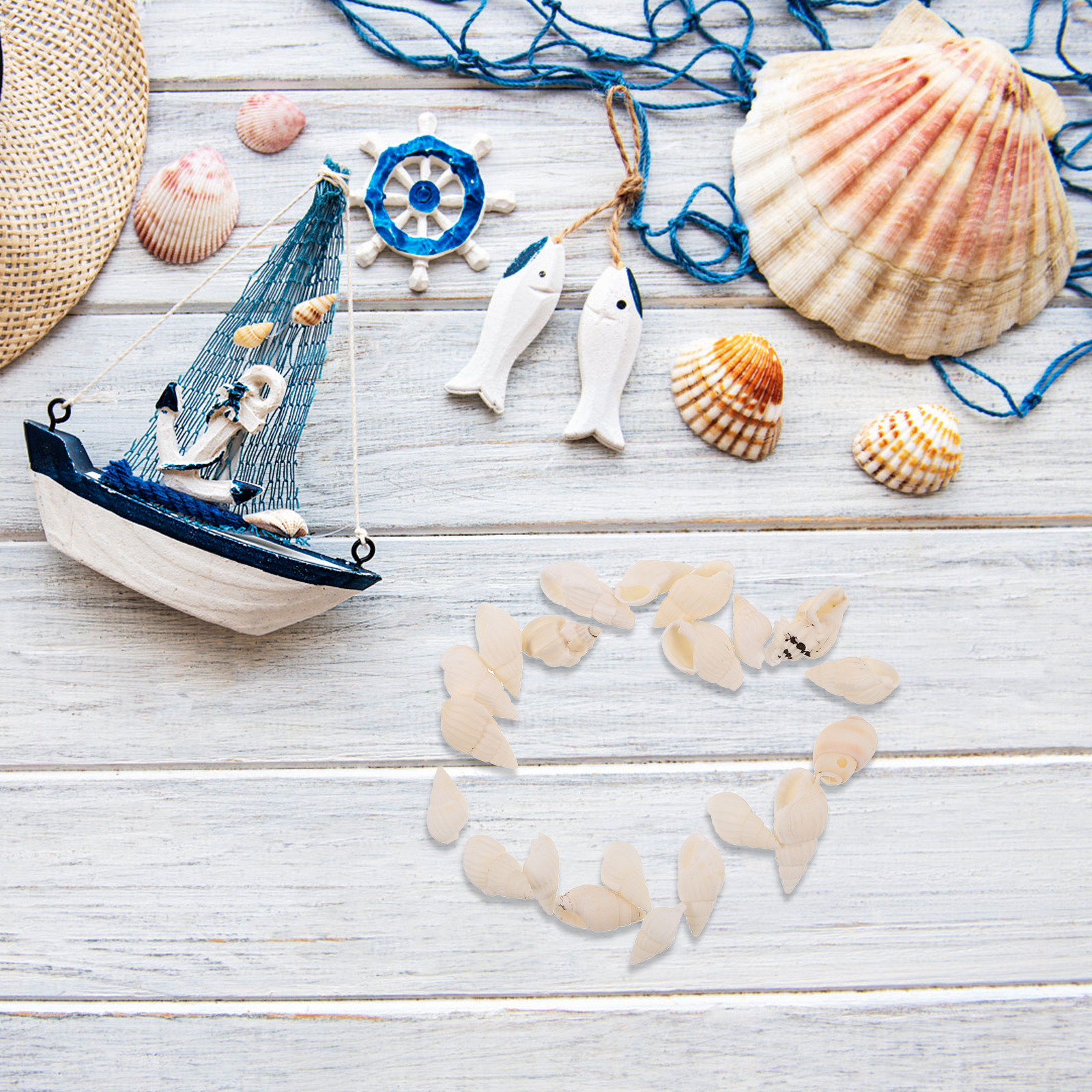 20Pcs White Spiral Seashells f - Resin Art Beach Theme 리뷰 및 가격