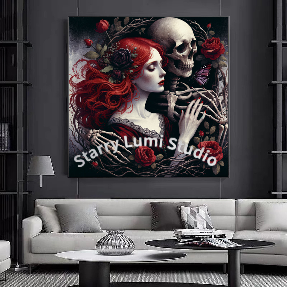 5D Diamond Painting Gothic Lad - Resin Art Rose 리뷰 및 가격