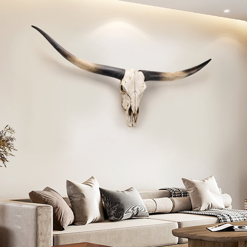Large Resin Bull Head Statues  - Resin Art Hanging 리뷰 및 가격
